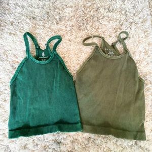 Bundle of 2 Free People Happiness Runs Long Tops
